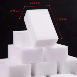 Svampar & Dukar-100-pack Magiska Svampar Extra Tjocka Stora och Långvariga Melaminrengöringssvampar i Bulk - Multi Surface Power Scrubber Skumrengöringsdynor --XF3...
