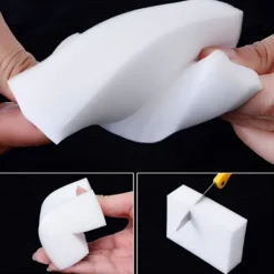 Svampar & Dukar-100-pack Magiska Svampar Extra Tjocka Stora och Långvariga Melaminrengöringssvampar i Bulk - Multi Surface Power Scrubber Skumrengöringsdynor --FQ-