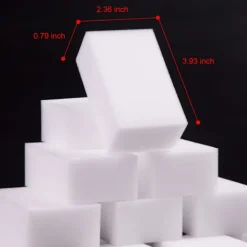 Svampar & Dukar-100-pack Magiska Svampar Extra Tjocka Stora och Långvariga Melamin Rengöringssvampar i Bulk - Multi Surface Power Scrubber Skum Rengöringsdynor -