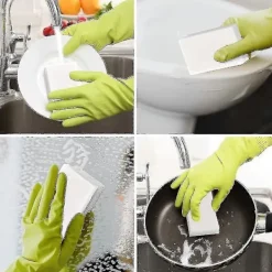 Svampar & Dukar-100-pack Magiska Svampar Radergummi Rengöringssvampar Bulk