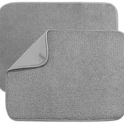 Svampar & Dukar-2-pack Mikrofiber Disktorkningsmatta, absorberande Disktorkningsplatta Köksbänk