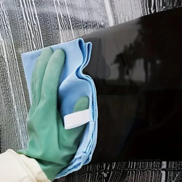 AIZHENCHEN Fönsterrengöring-6-pack Mikrofiber Glasrengöringsdukar - Ränderfria, För Fönster/Bil/Speglar, Återanvändbara 6 PCS