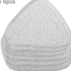 ESTONE Städmoppar-6-pack mikrofiber ångmoppdynor utbyte kompatibel med Vileda 100 -ge