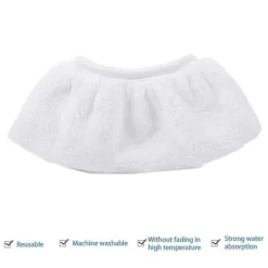 DAO Städmoppar-8-pack Mikrofiberduk Skydd Set För Kärcher Ångtvätt Easyfix Sc2 Sc3 Sc4 Sc5 Handmunstycke Tillbehör db