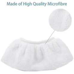 DAO Svampar & Dukar-8-pack Mikrofiberdukset för Kärcher Ångtvätt Easyfix Sc2 Sc3 Sc4 Sc5 Handmunstycke Tillbehör -QH [DB]