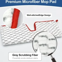 GIFT OF G Städmoppar-3-pack Mikrofibermoppdynor, dubbelsidig rengöring, våt eller torr användning, kompatibla med Vileda ProMist MAX Spray Mop Replacement