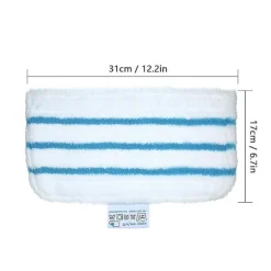 DAO Städmoppar-5-pack Mop Pads Ersättning för Black + Decker Ångmopp FSM1610/ FSM1630 Tvättsbara Mopp Pads Tillbehör [DB] 3 pcs