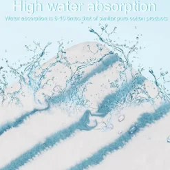 BRONZE Städmoppar-5-pack moppdynor för Black & Decker ångmopp FSM1610 FSM1630 Tvättbara och återanvändbara ersättningsmoppar [BR] white blue