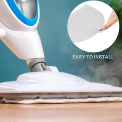 DAO Städmoppar-6-pack moppdynor för Leifheit Clean Tenso Power 2.0 ångmopp, mikrofiber ångmopp ersättning, S [DB]