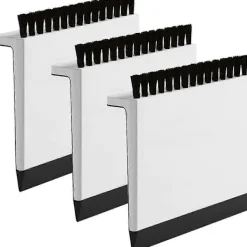 Fönsterrengöring-3-pack Multifunktionell Köksho Squeegee Rengörare och Bänkskiva Borste Torkare - För Badrum Dusch Spegel Bil Fönster