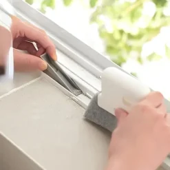 Fönsterrengöring-3-pack Multifunktionell Spårrengöringsborste - Lättglidande Design Hållbara Borst för Rengöring av Dörr- och Fönsterfåror Perfekt för Hemmet och Skolan | Fyndiq