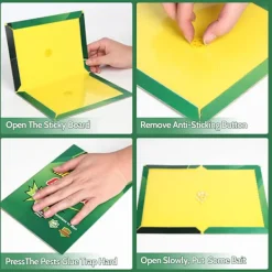 Skadedjur & Insekter-5-pack Multifunktionella Skadedjursfällor med Klistermatta, Extra Starkt Klisterfångstmatta (31,5x21,3cm)