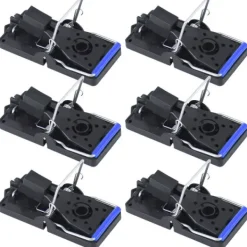 Skadedjur & Insekter-6-pack musfälla Musfälla inomhus för kök och trädgård