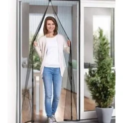 Mobil o Teknik Skadedjur & Insekter-2-Pack Myggnät för dörr med magnetstängning. 210cm x 100cm