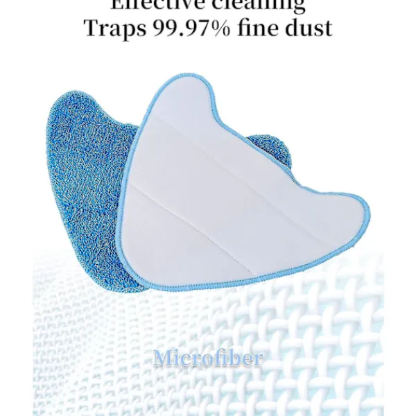 Ångtvättar-3-pack ångmoppkuddar, ångmoppduk ångmopputbyteskudde, moppkudde, ångmoppkudde kompatibel
