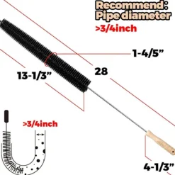 Torktumlare-2-pack rengöringskit för torktumlare, torkborste