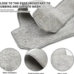 Fönsterrengöring-16-pack rengöringspads för Winbot W1/W1 Pro, mikrofiber rengöringsdukar reservdelar