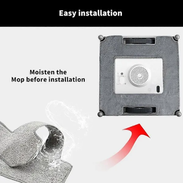 Fönsterrengöring-16-pack rengöringspads för Winbot W1/W1 Pro, mikrofiber rengöringsdukar reservdelar