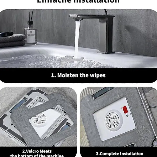 Fönsterrengöring-16-pack rengöringspads för Winbot W1/W1 Pro, mikrofiber rengöringsdukar reservdelar