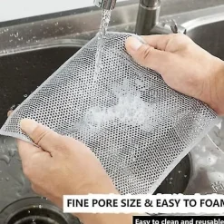 Svampar & Dukar-10-pack rostfria stålskrubber | Repfria och mångsidiga