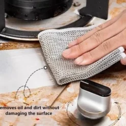 Svampar & Dukar-10-pack Rostfria Stålskursvampar - Repfria & Mångsidiga [JUN]