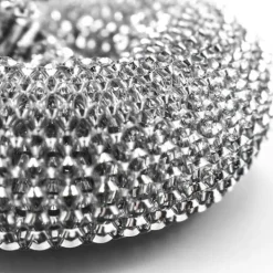 Svampar & Dukar-10-pack rostfria stålsvampar, skrubbsvampar, stålull W