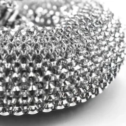 Svampar & Dukar-10-pack rostfria stålsvampar, skrubbsvamp, stålull W