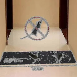 Skadedjur & Insekter-4-pack råttsäkra stora självhäftande mattor, svarta, osynliga musfällor