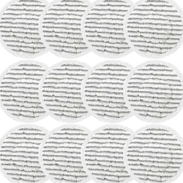 DAO Städmoppar-12-pack S7001 Ersättningsmoppdynor för Shark S7001 S8201 S7000AMZ S7000 S7001TGT S7005 S7020 Serien Ångmoppdynor, Ång- och Skrubb A db