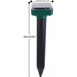 Skadedjur & Insekter-4-pack Solcellsdriven Mullvads- och Sorkskrämma, Skadedjursskydd, Vattentät, Solcellsdriven Djurskrämma