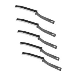 Fönsterrengöring-5-pack Spaltborste med hårda borst - Multifunktionell fogrengörare för döda hörn, fönster, kakel, golv, kök, badrum, dusch och handfat