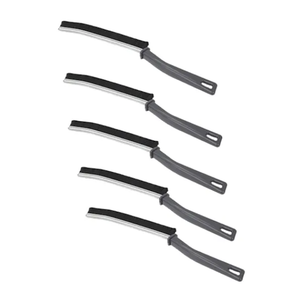 Fönsterrengöring-5-pack Spaltborste med hårda borst - Multifunktionell fogrengörare för döda hörn, fönster, kakel, golv, kök, badrum, dusch och handfat