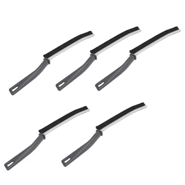Fönsterrengöring-5-pack Spaltborste med hårda borst - Multifunktionell fogrengörare för döda hörn, fönster, kakel, golv, kök, badrum, dusch och handfat