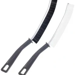 Fönsterrengöring-2-pack Spaltrengöringsborste, Små Fönster- och Dörrspårsrengöringsverktyg, Spaltrengöringsborste, Multifunktionell Fönster- och Spårborste