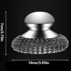 Svampar & Dukar-2-pack Stål Diskborste, Rostfri Diskborste