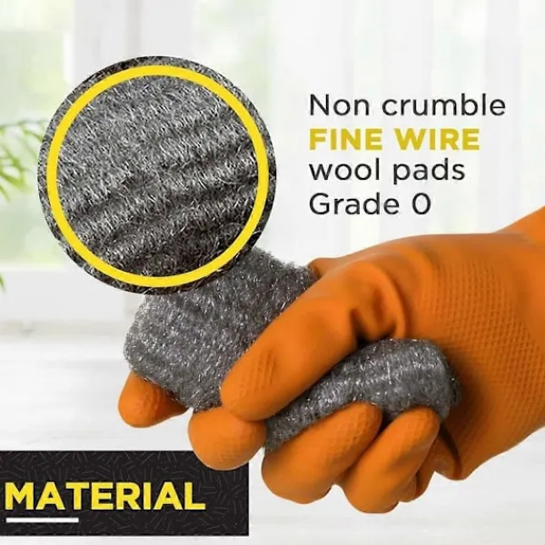 Skadedjur & Insekter-24-pack Stålull för Mösskontroll Tråd Ull Möss Grad för Rengöring & Stängning av Små Hål Fin Tråd Ull Råttor Rulle