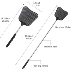 Skadedjur & Insekter-4-pack teleskopisk flugsmälla, flugsmälla, flugsmälla i plast