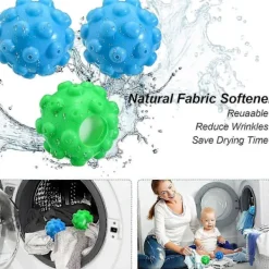 Torktumlare-3-pack återanvändbara ångbollar för torktumlare, torkbollar med ångfunktion, mjukmedel för att minska statisk elektricitet