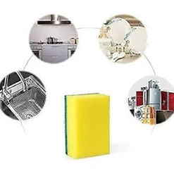 Svampar & Dukar-10-pack Tjocka Skursvampar, Multifunktionell Magisk Rengöringssvamp Suddgummisvamp Rengöringsplatta