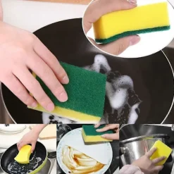 Svampar & Dukar-10-pack Tjocka Skursvampar, Multifunktionell Magisk Rengöringssvamp Suddgummisvamp Rengöringsplatta