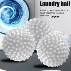 Torktumlare-2-pack torkbollar återanvändbara tvättmaskinsbollar flerfärgade en storlek