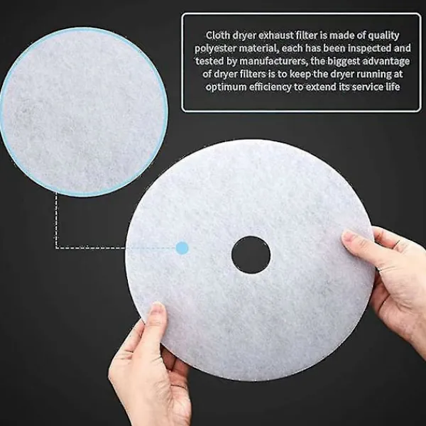 Torktumlare-30-pack Torktumlare Avgasfilter, universal Bärbar Torktumlare Luddfilter Ersättning Kompatibel med