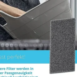 Torktumlare-4-pack torktumlare svampfilter kompatibla med Whirlpool Bauknecht HX 481010354757