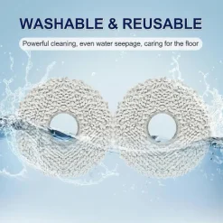 BRONZE Dammsugare & Tillbehör-12-pack tvättbara moppdynor för Dreame L10S /L10/ L20 / L30/ X30/ Ecovacs Deebot X2 Omni/ T20 Omni [BR] As Shown