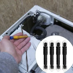 Tvättmaskiner-Pack Tvättmaskin Stötdämpare - Enkel Installation - Effektiv Ljudreducering & Balans Tvättmaskin Stötdämpare