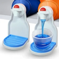 Tvättillbehör-[2-pack] Tvättmedelsbehållare, tvättmedels droppfångare (U