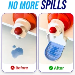 Tvättillbehör-[2-pack] Tvättmedelsbehållare, tvättmedels droppfångare (U