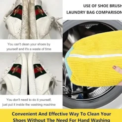 DAO Tvättillbehör-2-pack Tvättskopåsar Tvättskopåsar Återanvändbara Skorengöring Tvättkassar Tvättmaskinspåsar [db]