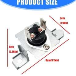 unbranded Torktumlare-2-pack Universal Torktumlare Tillbehör Termostat Höghållfast Plast Metall