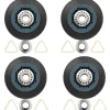 Torktumlare-4-pack W10314173 torktumlare trumma rullar ersättning för torktumlare kompatibel med WPW10314173 torktumlare delar rulle trumma stöd kit
